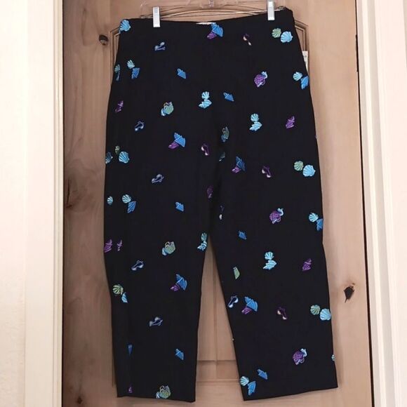 NWT Coldwater Creek Embroidered Pants - Picture 1 of 12